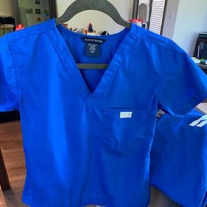 Blue sky scrubs - Royal blue, XXS, Like new
